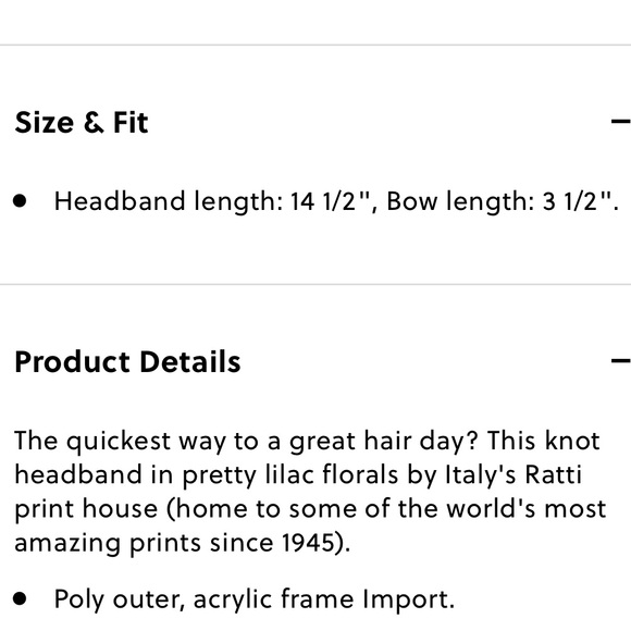 J. Crew Bow headband in Ratti® lilac collage print - Picture 4 of 5